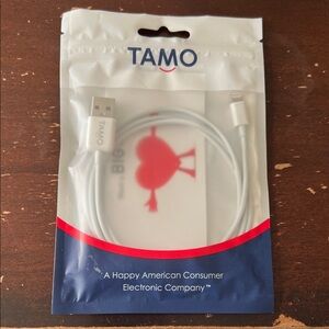 TAMO White USB Lightning Cable